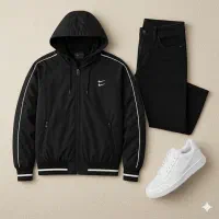 کاپشن مردانه زمستانی سهلایه ضدباد / مدل PolarMax