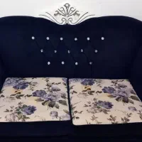 مبل راحتی7 نفره رنگ سرمه ای|مبلمان خانگی و میز عسلی|آبیک, |دیوار