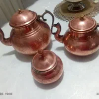 قوری کتری مسی