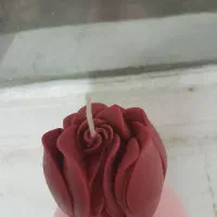 شمع طرح گل لاله