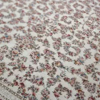 سه تخته فرش گل ابریشم۱۲۰۰شانه باطرح ۱۵۰۰