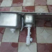 سینک ظرفشویی و سطل زباله کابینتی