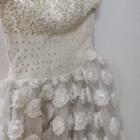 لباس عروس همراه با تاج|لباس|آران و بیدگل, |دیوار