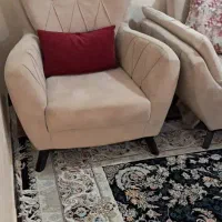 مبل ۷نفره تمیز...|مبلمان خانگی و میز عسلی|اهواز, شهرک حفاری|دیوار