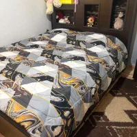 تخت دو نفره همراه با تشک طبی