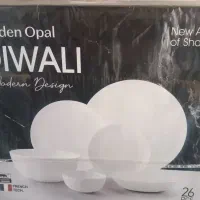 سرویس غذاخوری ۲۶ پارچه گلدن اوپال مدل دیوالی