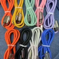 کابل شارژ سرفلزی ضخیم ژله ایی ۱۲۰ w فروش عمده