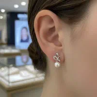 گوشواره ژوپینگ جدید لوکس ظرافت طلا