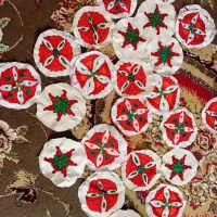 سر گلک روبالشی رو پشتی سنتی