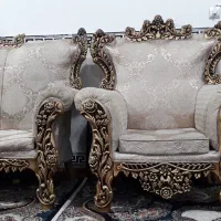 مبل کلاسیک ۸ نفره، نیازمند تعمیر|مبلمان خانگی و میز عسلی|خرمدره, |دیوار