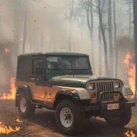 جیپ صحرا بی رنگ|خودرو کلاسیک|قائم‌شهر, |دیوار