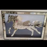 تابلو اینه  ای اسب خیلی شیگ به فروش میرسد