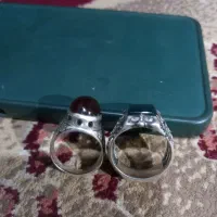 انگشتر نقره یاقوت