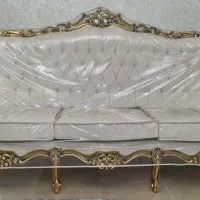 مبل استیل ورق طلا در حد نو