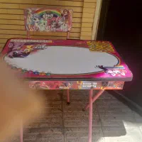 میز و دوتاصندلی تحریر تاشو