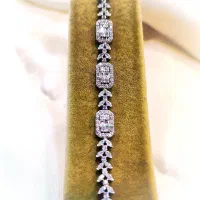 دستبند نقره نگین دار|جواهرات|ارومیه, |دیوار