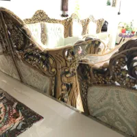 مبلمان سلطنتی منبت کاری هردو رو چوب روس|مبلمان خانگی و میز عسلی|شیراز, زرهی|دیوار