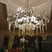 لوستر تمام کریستال خارجی