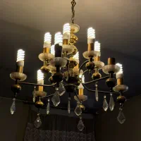 لوستر آنتیک قدیمی|لوستر و چراغ آویز|کرج, گوهردشت|دیوار