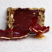 انواع ظروف و زیورآلات رزینی