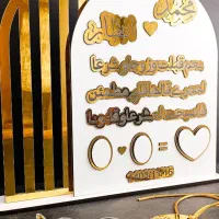 استند اثر انگشت (یاد بود عقد) لوح عقد نامزدی عروسی|صنایع دستی و سایر لوازم تزئینی|دزفول, |دیوار