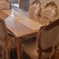 سرویس مبل ۷ نفره و میز و صندلی نهارخوری استیل|مبلمان خانگی و میز عسلی|شیراز, زرگری|دیوار