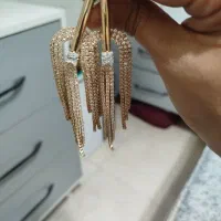 گوشواره مبارکه دیسینگ‌ کره دوعدد مونده رنگ ثابت|بدلیجات|کرج, حیدرآباد|دیوار
