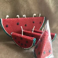 شمع هندوانه موم یلدا همراه با فال حافط