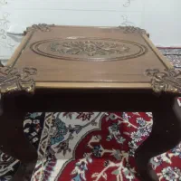 میز عسلی سه تایی چوبی کنده کاری|مبلمان خانگی و میز عسلی|مراغه, |دیوار