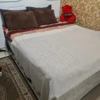 تخت ۲ نفره همراه تشک تبی سوپر لوکس و جک فلزی|تخت و سرویس خواب|تهران, نیکنام|دیوار
