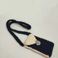 کیف موبایل گوشی دستبافت بافتنی|کیف، کفش، کمربند|قوچان, |دیوار