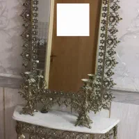 اینه وشمدان برنجی