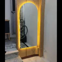 آینه با نور انبه ای مفید