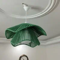 لوستر دوطبقه مکرومه همه رنگ