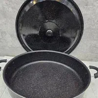 ماهیتابه و قابلمه گرانیتی سایز 30 تا 50 سانت|ظروف پخت‌وپز|شیراز, فرگاز|دیوار