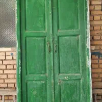 درب چوبی قدیمی.