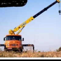 جرثقیل بالابرمصالح و10تن کفی بارگیری تخلیه