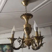 سه عدد لوستر برنز چهار شاخه  وسه تا اتاق خواب|لوستر و چراغ آویز|خرم‌آباد, |دیوار