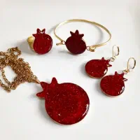 نیم ست یلدایی رزینی