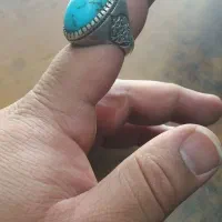 انگشترفیروزه کرمان ،درشت وقلدر