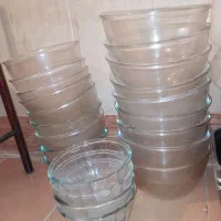 کاسه بزرگ شیشه ای در3 سایز و3 مدل...