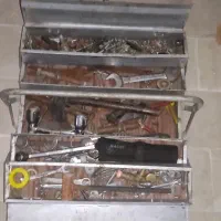 صندوق جعبه ابزار خالی بدون ابزار