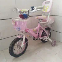 دوچرخه صورتی سایز ۱۲