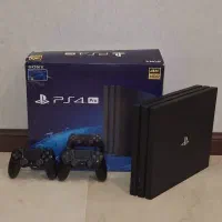 کنسول بازی کپی خور ps4pro1tb با یک دسته اضافت