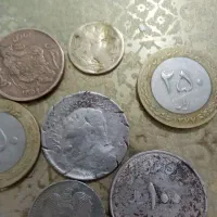 تعدادی‌سکه‌قدیمه‌و پهلوی