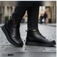 نیم بوت اسپرت چرمی