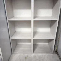 قفسه چوبی روکش دار ۶‌ قسمتی