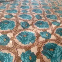 لحافکرسی ۴ در۴ پشم گوسفند پارچه نخی زدلک