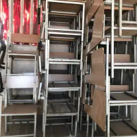 صندلی دسته دار فلزی چوبی روکش دار ۴۰ عدد|صندلی و نیمکت|شیراز, بریجستون|دیوار