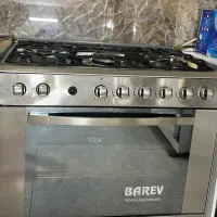 اجاق گاز فردار ۵ شعله Barev استیل